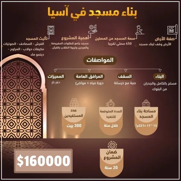 بناء مسجد جامع رقم 220